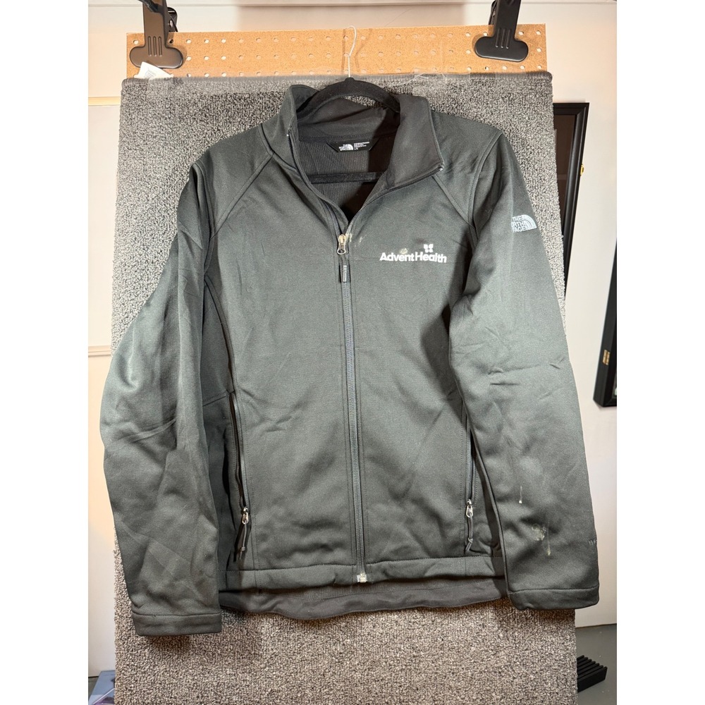 The North Face WindWall Jacket Womens L Black AdventHealth Softshell Full Zip